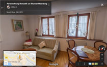 360° view of the apartment in Google Street View